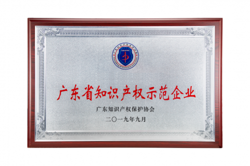 廣東省知（zhī）識產權示範企業